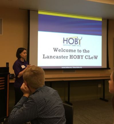 Danielle Reidenbach leading HOBY CLeW