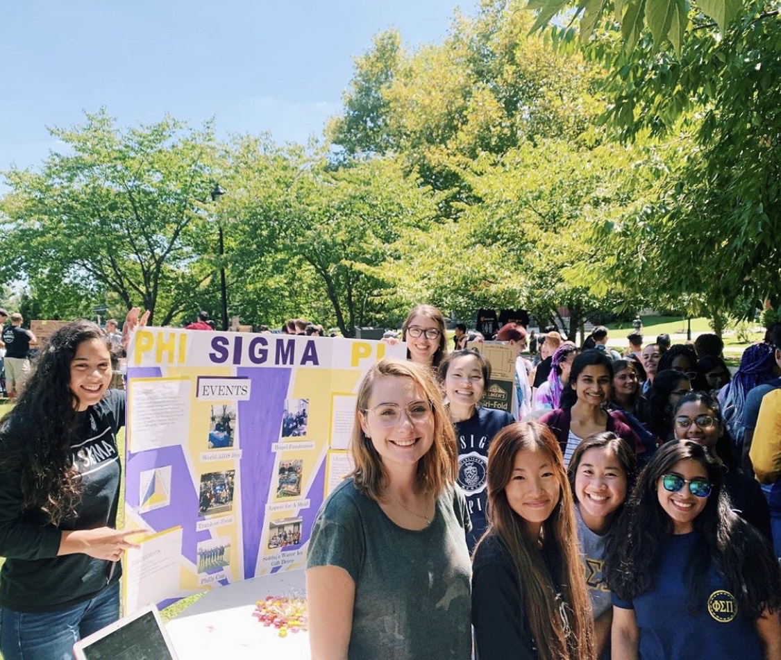 Eta Lambda stays active on campus during their Spring Student Activities fair