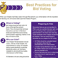 best practices for bid voting graphic