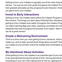 Getting to know initiatives graphic