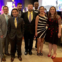 Omari with a group at National Convention