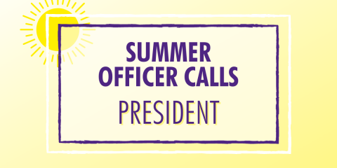 Officer Calls: President graphic
