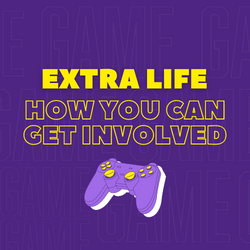Extra Life: How You Can Get Involved graphic with video game controller