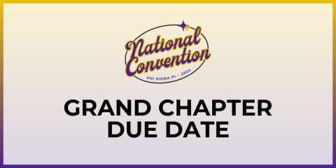 Grand Chapter Due Date